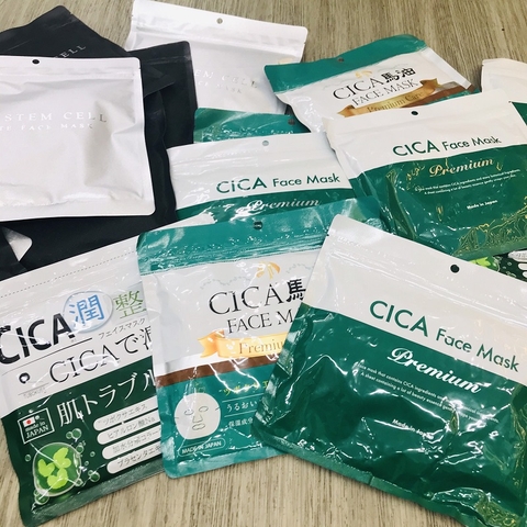 MẶT NẠ DƯỠNG DA CICA FACE MASK PREMIUM CARE NHẬT BẢN - 30 MIẾNG