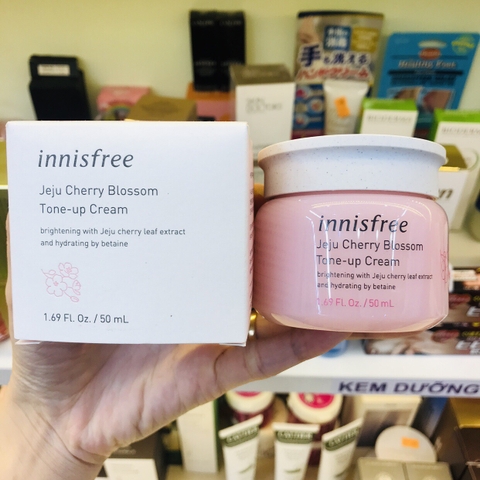 KEM INNISFREE JEJU CHERRY BLOSSOM TONE-UP CREAM - 50ML