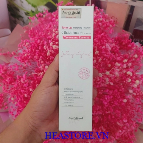 NƯỚC THẦN DƯỠNG TRẮNG DA 7 DAY ANGLE'S LIQUID TONE UP WHITENING PROGAM GLUTATHIONE TREATMENT ESSENCE 150ML