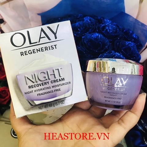 KEM OLAY REGENERIST NIGHT RECOVERY CREAM ADVANCED ANTI-AGING (BAN ĐÊM) - 48G