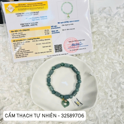 VÒNG TAY CẨM THẠCH TỰ NHIÊN - 32589706