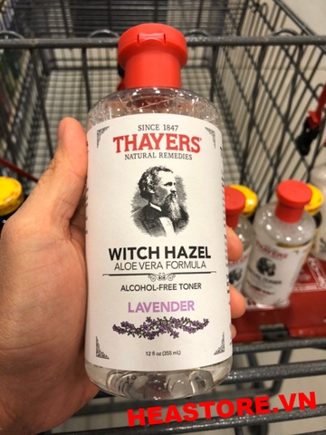 NƯỚC HOA HỒNG KHÔNG CỒN THAYERS WITCH HAZEL ALCOHOL-FREE 355ML