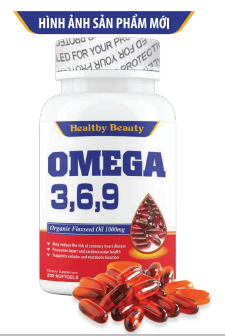 VIÊN UỐNG DẦU CÁ HEALTHY BEAUTY OMEGA 3,6,9 - 200 VIÊN