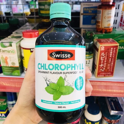 NƯỚC DIỆP LỤC SWISSE CHLOROPHYLL VỊ BẠC HÀ