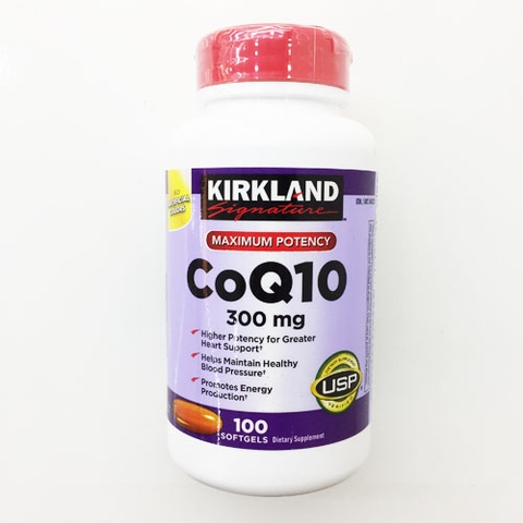 VIÊN UỐNG HỖ TRỢ TIM MẠCH COQ10 300MG KIRKLAND 100 VIÊN