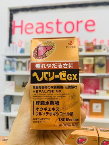 VIÊN UỐNG GIẢI ĐỘC GAN HEPALYSE GX 180 VIÊN
