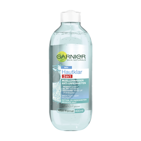 NƯỚC TẨY TRANG GARNIER HAUTKLAR 3 IN 1 DA NHỜN DA MUN