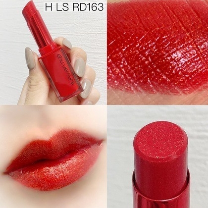 SON SHU UEMURA ROUGE UNLIMITED LACQUER SHINR HOLOGLITTER #H LS RD163