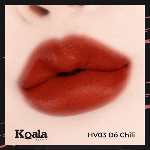 SON BLACK ROUGE HALF & HALF WATER - HV03 BURNT RED ĐỎ CHILI