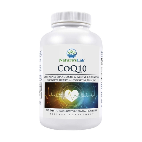 VIÊN UỐNG HỖ TRỢ TIM MẠCH COQ10 NATURE'SLAB 120 VIÊN