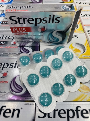 KẸO NGẬM GIẢM HO STREPSILS 16 VIÊN