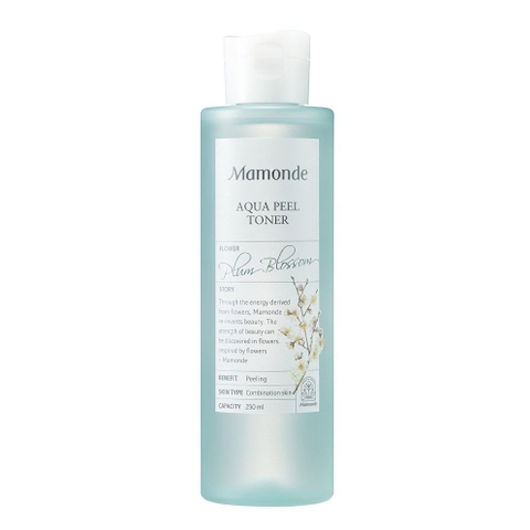 NƯỚC HOA HỒNG MAMONDE AQUA PEEL TONER- PLUMBLOSSOM - 250ML