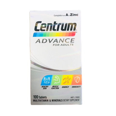 VIÊN UỐNG BỔ SUNG VITAMIN TỔNG HỢP CENTRUM ADVANCE FOR ADULTS - 100 VIÊN