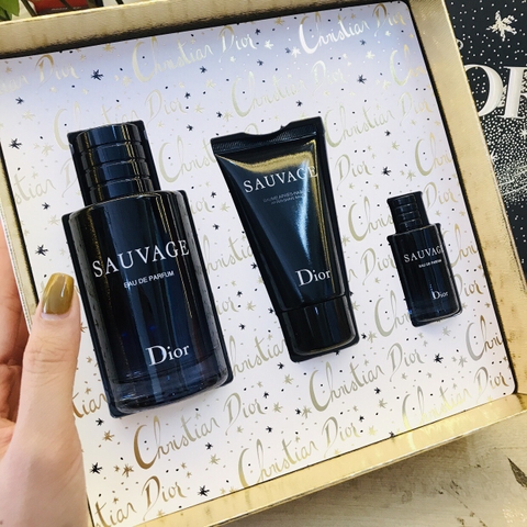 SET NƯỚC HOA DIOR SAUVAGE 3 MÓN