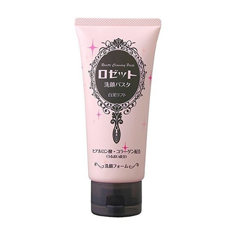 SỮA RỬA MẶT BÙN TRẮNG ROSETTE-HAKUDEI LIFT COLLAGEN( MÀU HỒNG)