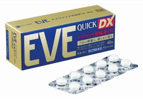 THUỐC GIẢM ĐAU NHẬT BẢN EVE QUICK DX - 40 VIÊN (3/2026)