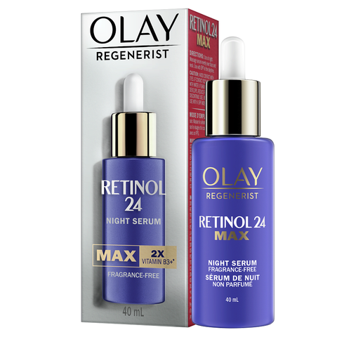 SERUM OLAY REGENERIST RETINOL 24 NIGHT MAX 2X VITAMIN B3 - 40ML