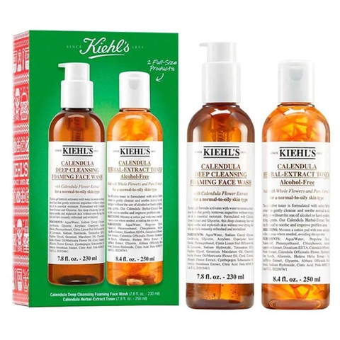 SET CHĂM SÓC DA KIEHL’S CALENDULA ( SỮA RỬA MẶT 230ML & TONER 250ML)