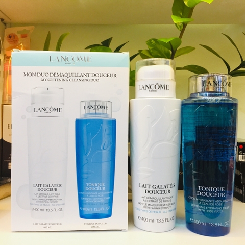 SET TẨY TRANG VÀ NƯỚC HOA HÔNG LANCOME 400ML