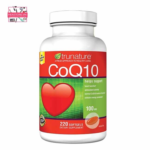 VIÊN UỐNG HỖ TRỢ TIM MẠCH COQ10 TRUNATURE 250 VIÊN