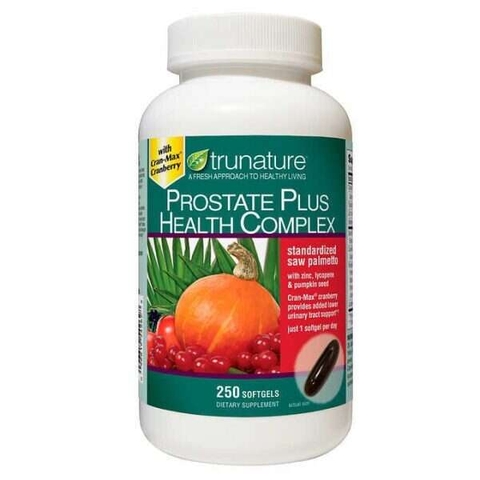 VIÊN UỐNG HỖ TRỢ TUYẾN TIỀN LIỆT TRUNATURE PROSTATE PLUS HEALTH COMPLEX - 250 VIÊN