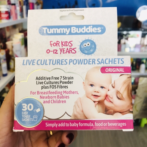 MEN VI SINH TUMMY BUDDIES 0-12 YEARS 30 GÓI