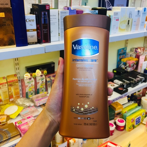 DƯỠNG THỂ VASELINE INTERSIVE CARE COCOA GLOW - 725ML