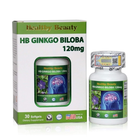 VIÊN UỐNG BỔ NÃO HEALTHY BEAUTYGINKGO BILOBA 120MG