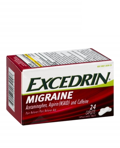 VIÊN UỐNG HỖ TRỢ CHỨNG ĐAU NỬA ĐẦU EXCEDRIN MIGRAINE - 24 VIÊN