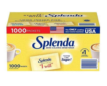 ĐƯỜNG SPLENDA ZERO CALORIE SWEETENER - 1000 GÓI