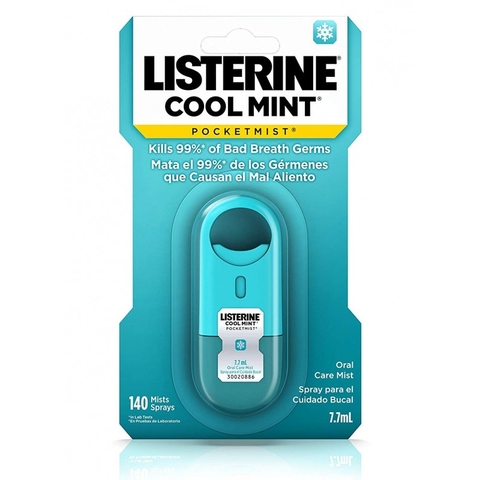 XỊT KHỬ MÙI HÔI MIỆNG LISTERINE  7,7 ML