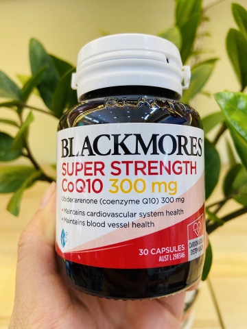 VIÊN UỐNG HỖ TRỢ TIM MẠCH BLACKMORES SUPER STRENGTH CoQ10 300 MG 30 VIÊN