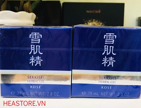 MẶT NẠ NGỦ KOSE SEKKISEI HERBAL GEL - 79ML
