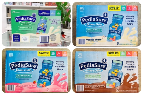 SỮA NƯỚC PEDIASURE VANILA HƯƠU CAO CỔ