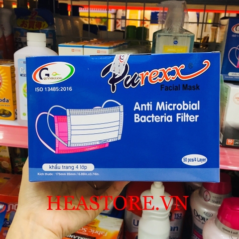 KHẨU TRANG Y TẾ PUREXX - TRẮNG