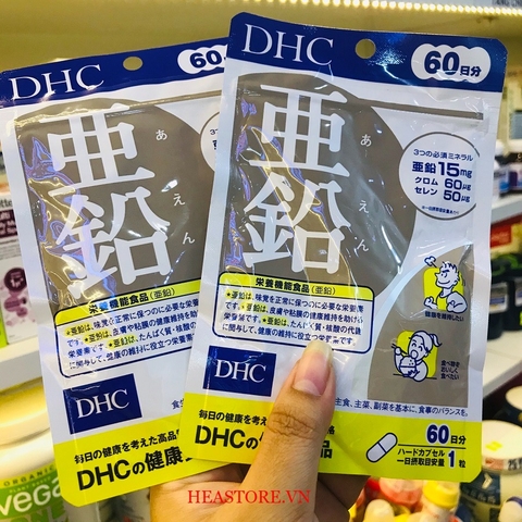 VIÊN UỐNG DHC KẼM 60 NGÀY NHẬT