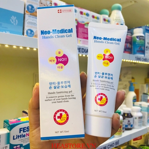 NƯỚC RỬA TAY KHÔ DẠNG GEL NEO MEDICAL 70ml