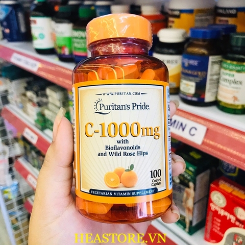 Vitamin C 1000 puritan 100 viên