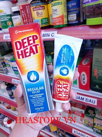 KEM XOA BÓP MENTHOLATUM DEEP HEAT REGULAR RELIEF - 100G