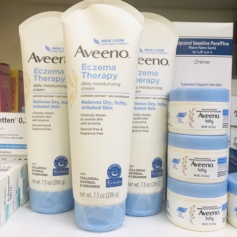 KEM CHÀM AVEENO BABY ECZEMA THERAPY 206G