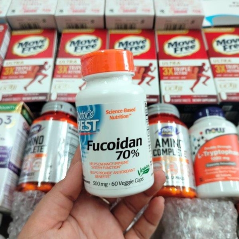 VIÊN UỐNG HỖ TRỢ UNG THƯ DOCTOR'S BEST FUCOIDAN 70%- 60 VIÊN