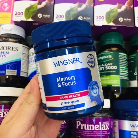 VIÊN UỐNG HỖ TRỢ TRÍ NHỚ WAGNER MEMORY & FOCUS - 50V