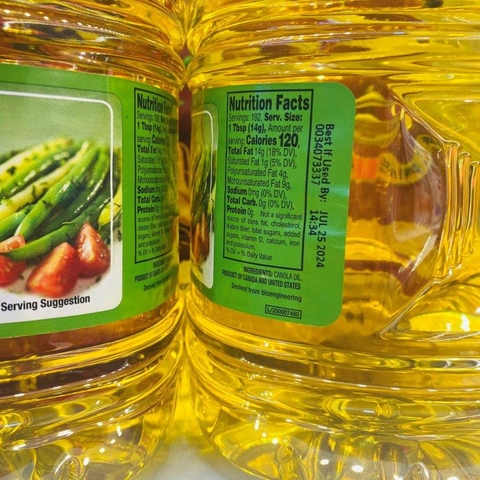 DẦU ĂN THỰC VẬT CỦA MỸ KIRKLAND SIGNATURE CANOLA OIL 2.84L