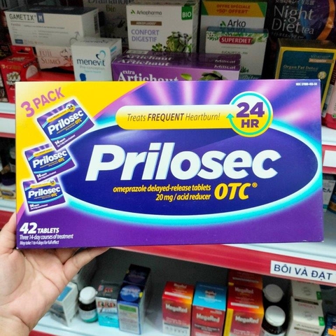 VIÊN UỐNG TRỊ ĐAU DẠ DÀY PRILOSEC OMEPRAZOLE