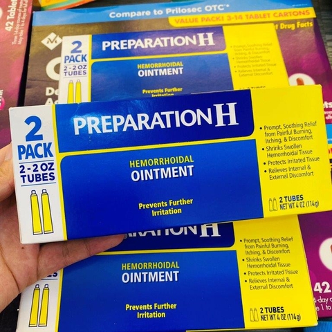 KEM BÔI TRĨ PREPARATION H CỦA MỸ HÀNG BILL MỸ ĐẦY ĐỦ