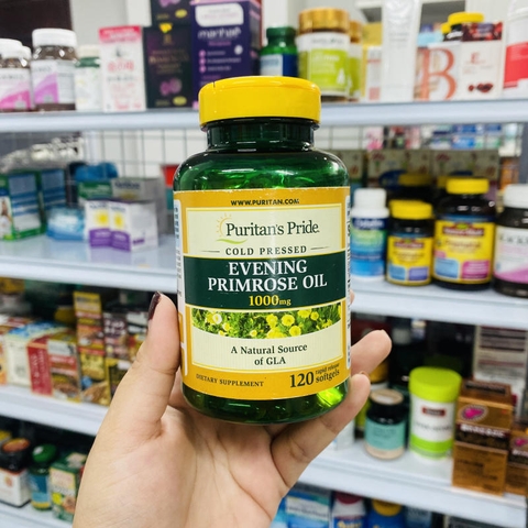 TINH DẦU HOA ANH THẢO PURRITANS PRIDE EVENING PRIMROSE OIL 1300mg 120v