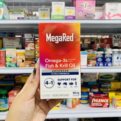 VIÊN UỐNG DẦU NHUYỄN THỂ MEGARED 4IN1 ADVANCED - 60 VIÊN