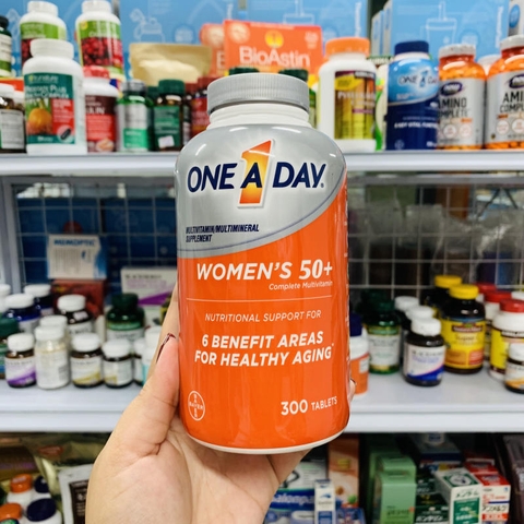 VIÊN UỐNG BỔ SUNG MULTIVITAMIN CHO NỮ TRÊN 50 TUỔI ONE A DAY WOMEN'S 300 VIÊN (4/2026)