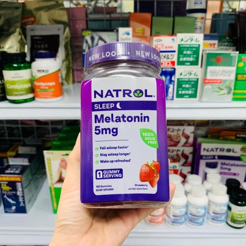 KẸO DẺO NATROL GUMMIES MELATONIN 5MG - 90 VIÊN