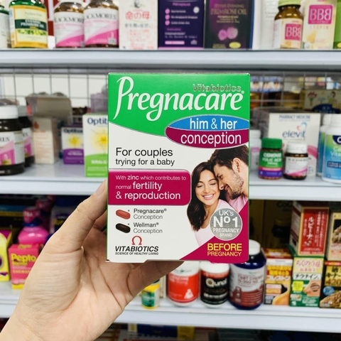 VIÊN UỐNG TĂNG KHẢ NĂNG THỤ THAI PREGNACARE HIM & HER - 60 VIÊN